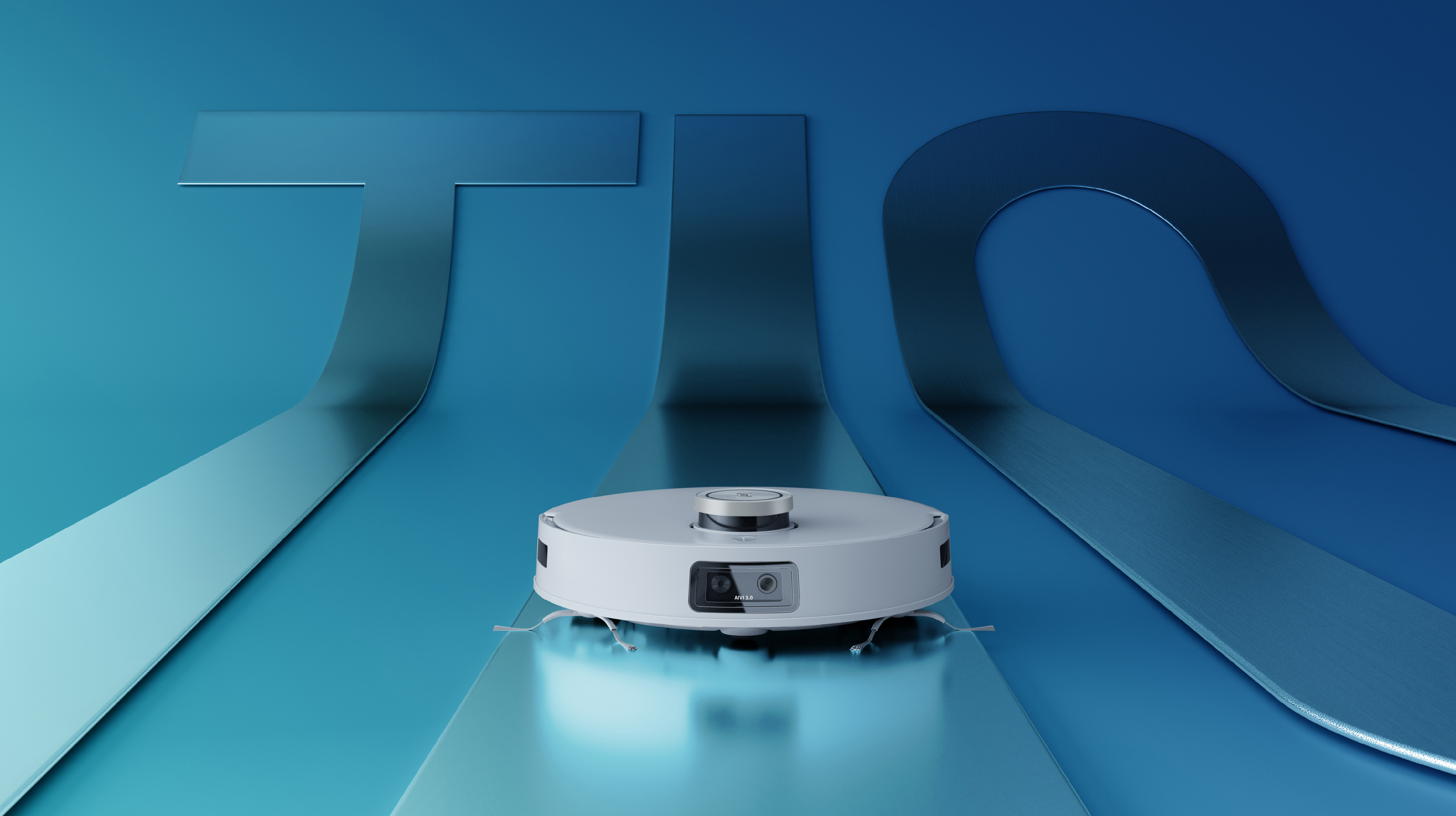 Robot migliorato che spazza e pulisce combinando potenti prestazioni con la tecnologia AI