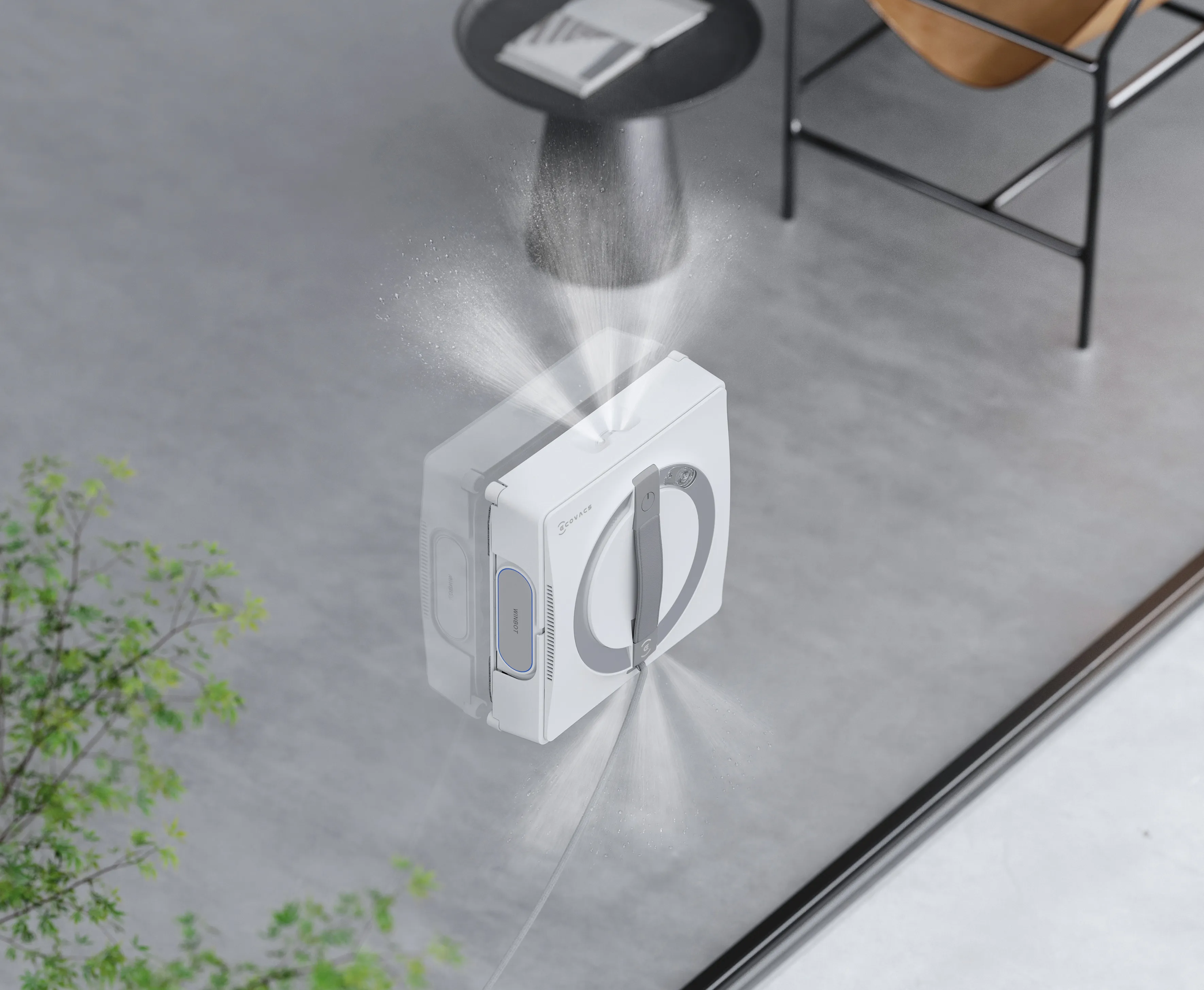 Fully upgraded Three-nozzle Wide-angle Spray Atomization Technology with wet mop for window cleaning Fully upgraded Three-nozzle Wide-angle Spray Atomization Technology with wet mop for window cleaning